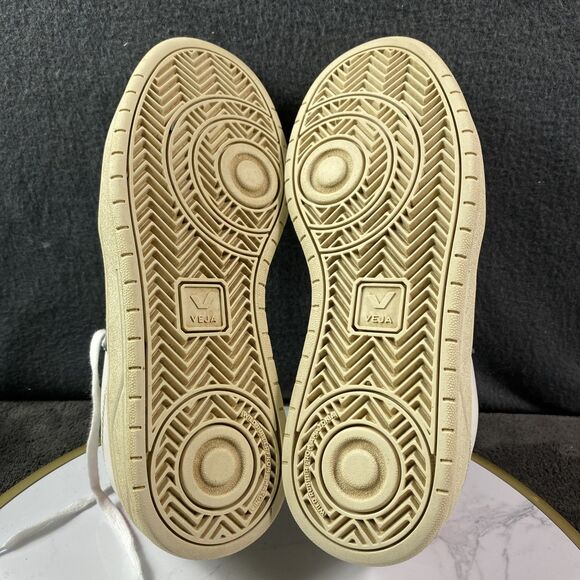 VEJA V-10 Leather Sneakers Women’s Size 9 White Marsala Nautico Lace Up Shoes - Picture 10 of 14